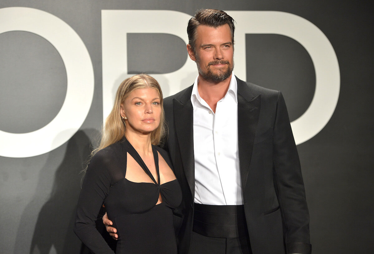 Josh Duhamel, who opened up about divorcing Fergie, stands with his ex-wife