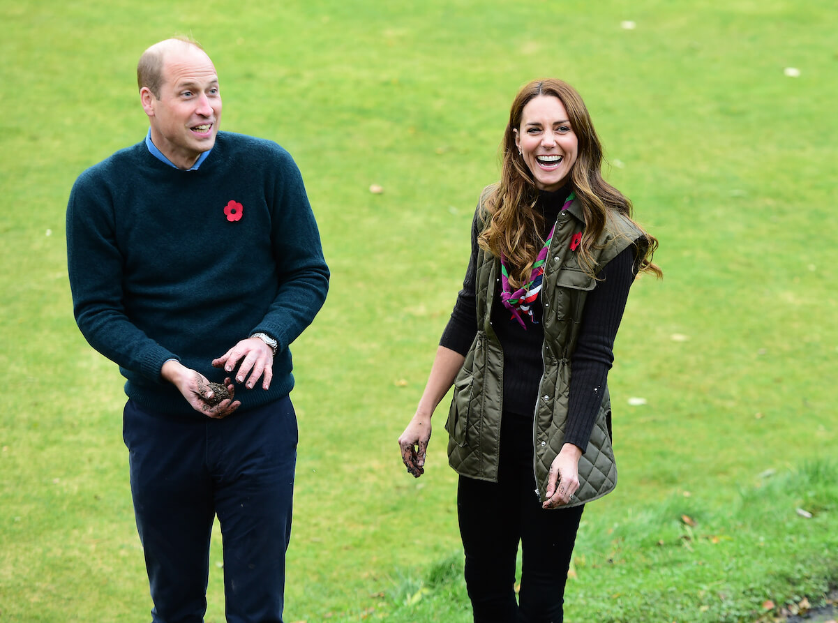 Kate Middleton shares a laugh with Prince William