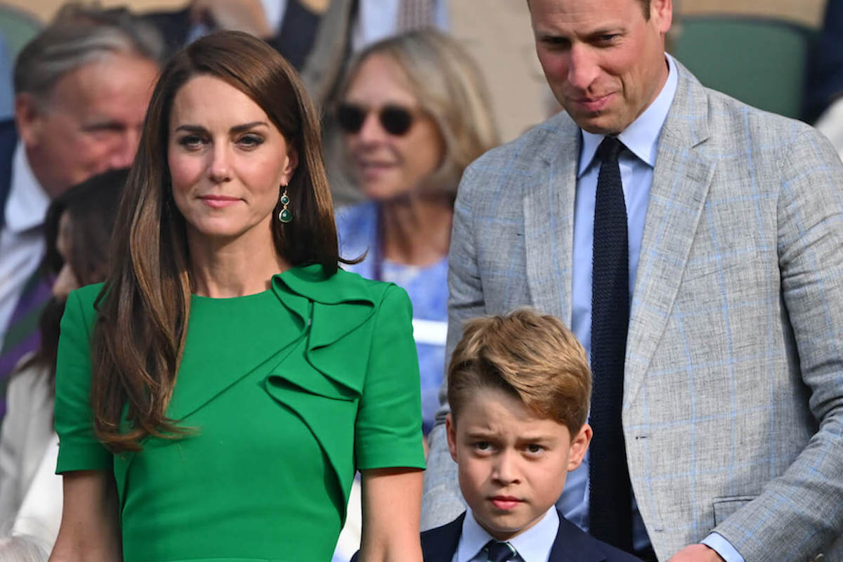 Kate Middleton, who lost argument with Prince William about Prince George attending Eton, walks with her husband and oldest son
