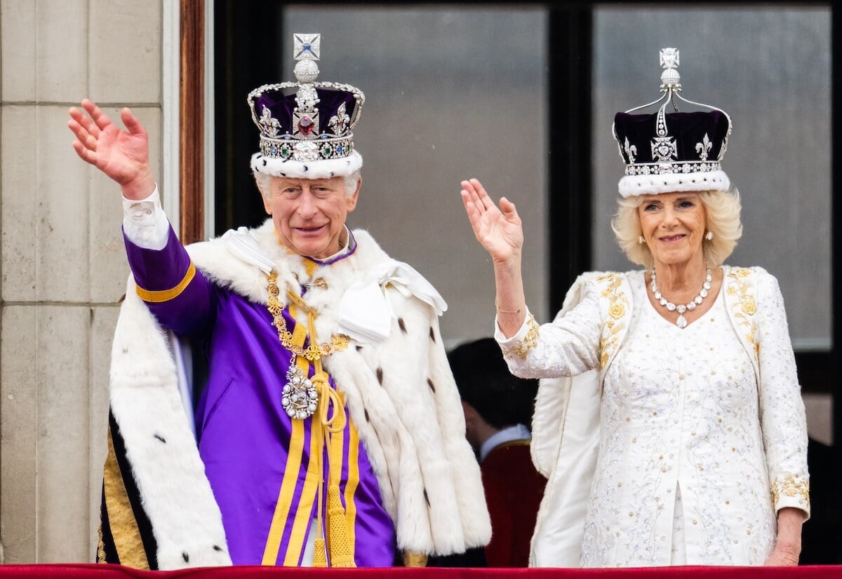 King Charles and Camilla Parker Bowles during the 2023 coronation ceremony
