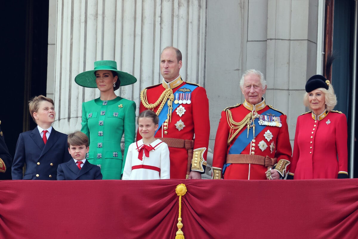 King Charles, who has an 'agreement' with Prince William and Kate Middleton about 'stealing the limelight,' stands on the Buckingham Palace balcony with royals