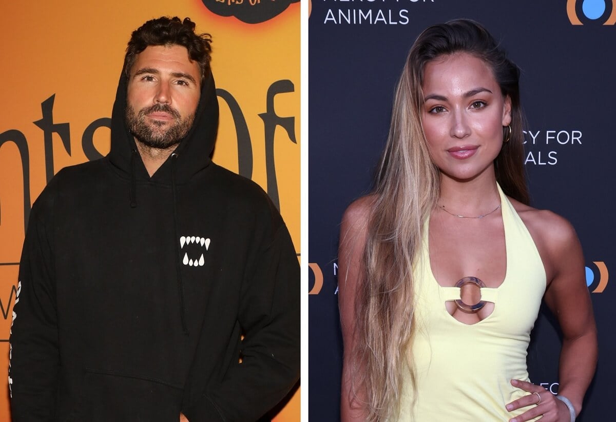 (L) Brody Jenner, who makes coffee with his fiancee's breast milk, at a Halloween event in Calabasas, California, (R) Surfer Tia Blanco at a gala in Los Angeles