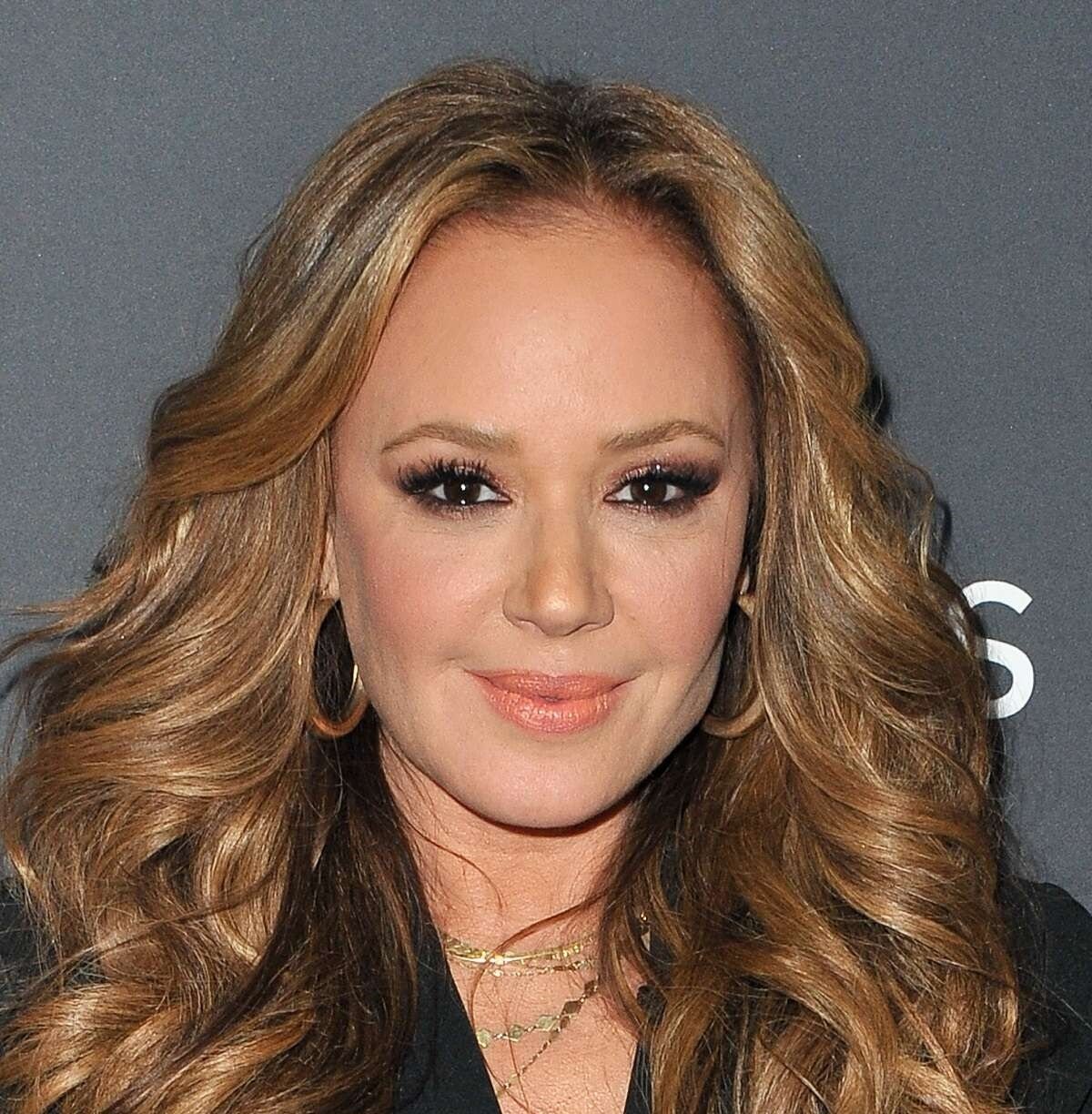 Leah Remini poses for a photo prior to the "Dancing With The Stars" Season 28 show at CBS Televison City