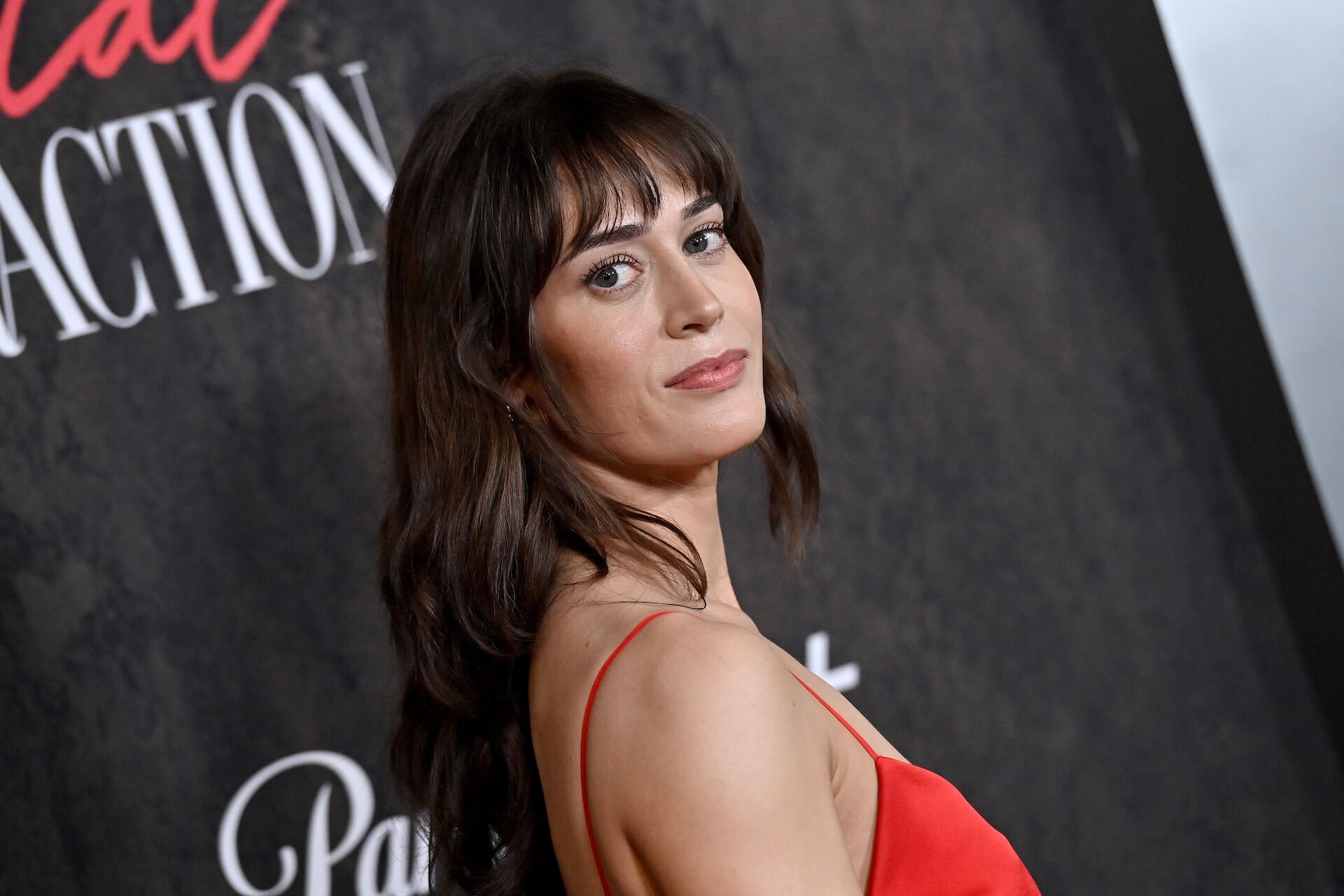 Lizzy Caplan, the ex-girlfriend of Matthew Perry, at a movie premiere in 2023