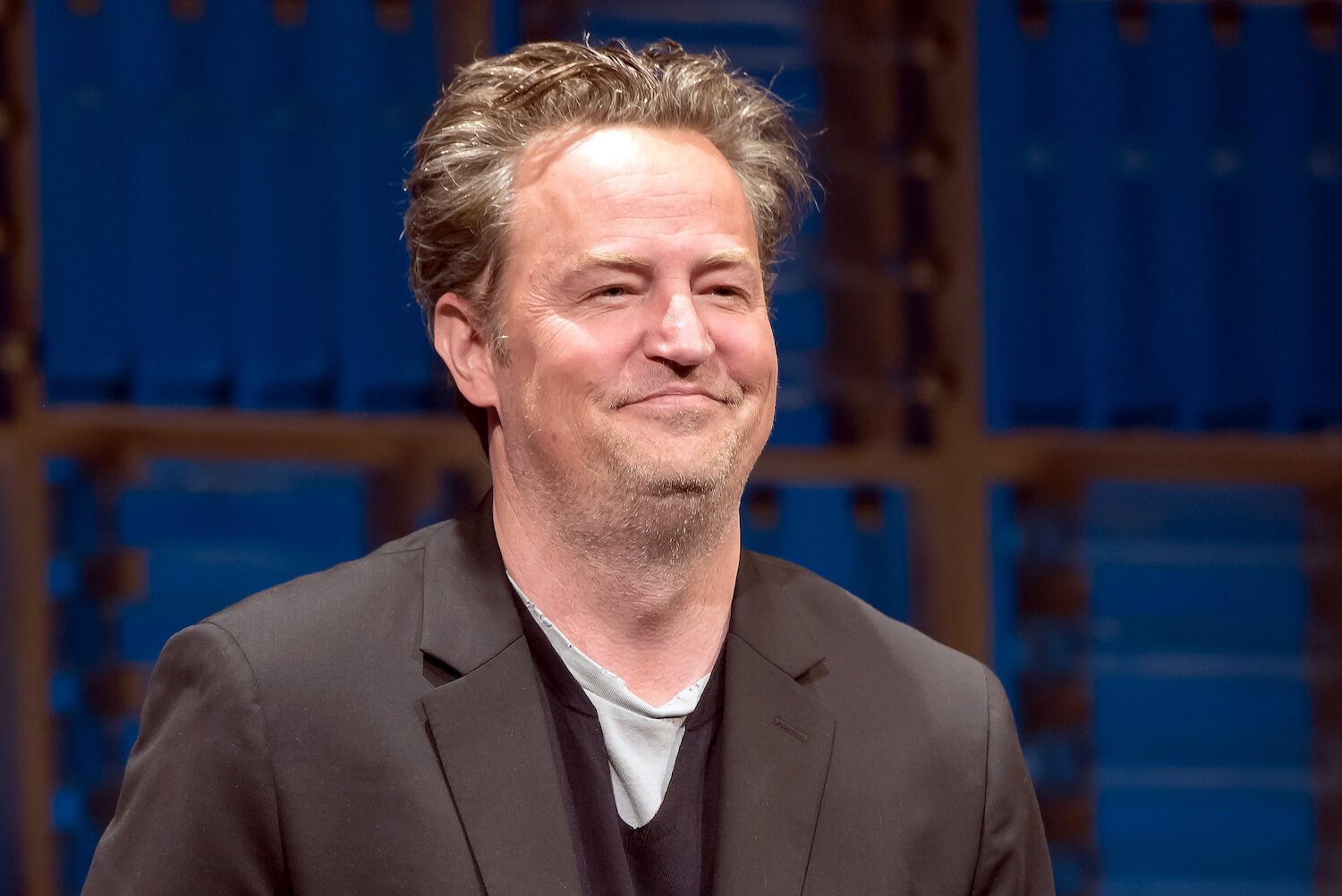 'Friends' actor Matthew Perry smiling