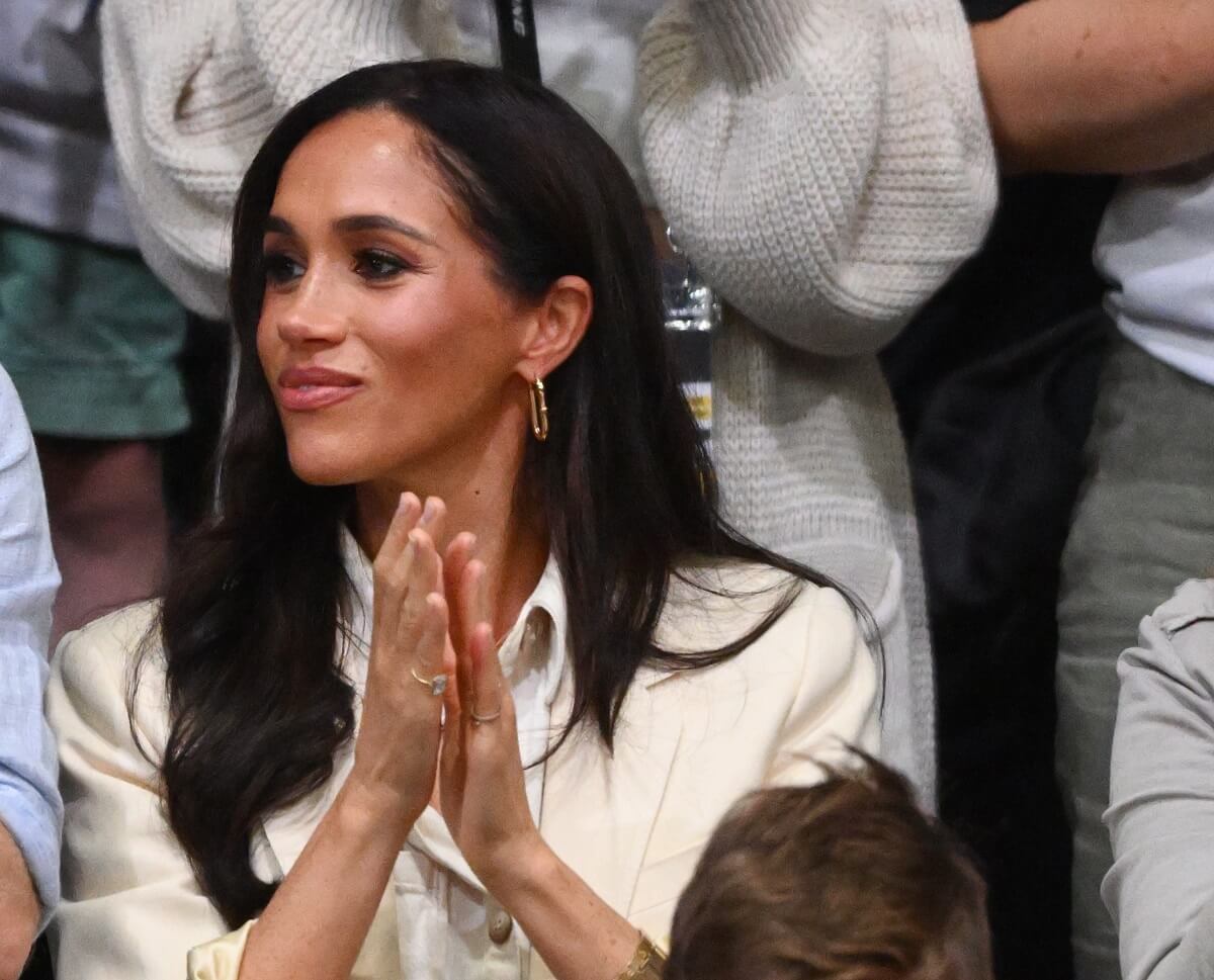 Meghan Markle seen at the sitting volleyball during Invictus Games