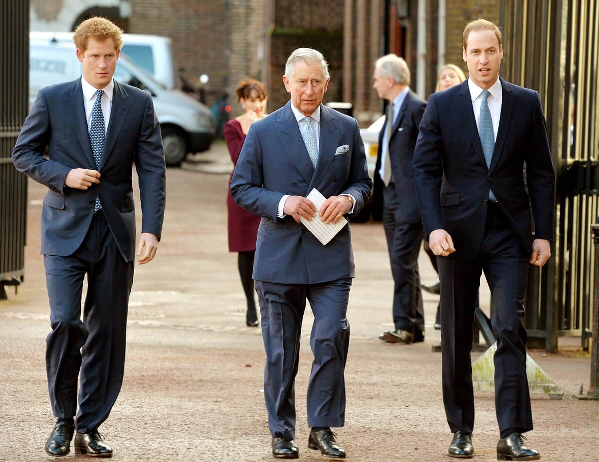 Now-King Charles III, who passed a dangerous hobby onto his sons Prince William and Prince Harry, arrive at the Illegal Wildlife Trade Conference