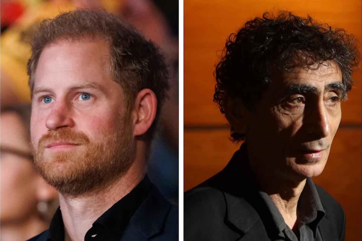 Prince Harry; Gabor Maté, who didn't follow his 'gut' in a March 2023 Prince Harry interview