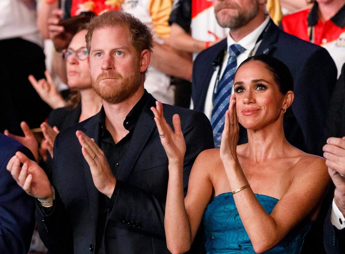 Prince Harry and Meghan Markle attend the closing ceremony of the Invictus Games Düsseldorf 2023