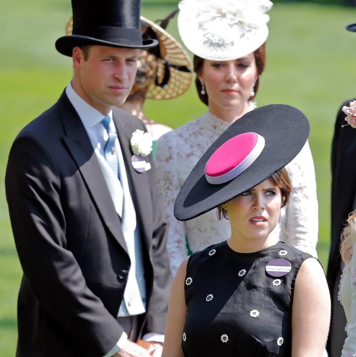Princess Eugenie, Prince William, and Kate Middleton attend day 1 of Royal Ascot at Ascot Racecourse