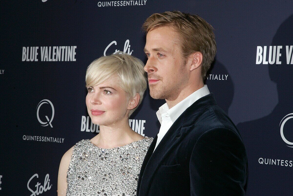 Ryan Gosling and Michelle Williams at the premiere of 'Blue Valentine'.