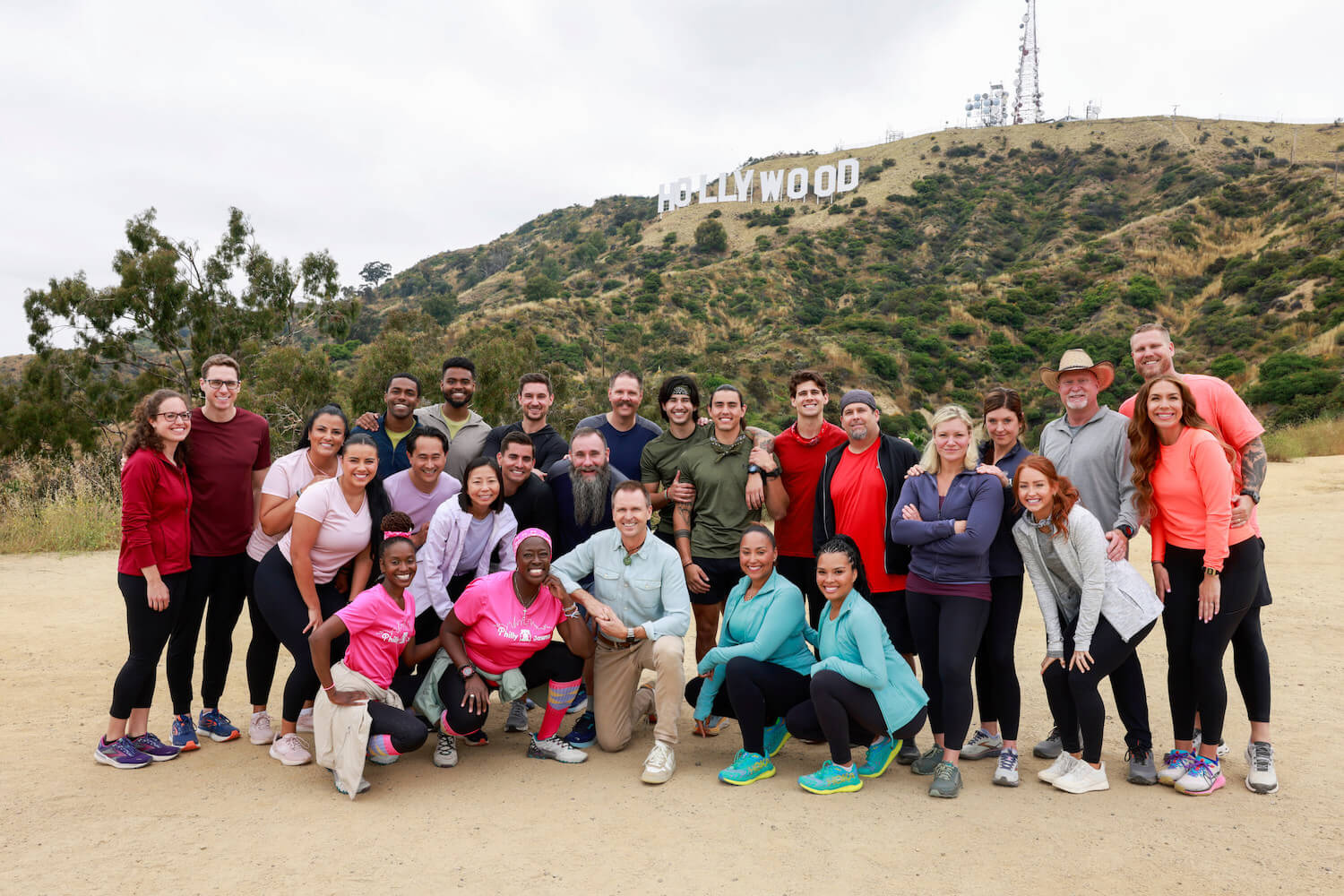 'The Amazing Race' Season 35 cast standing together and smiling