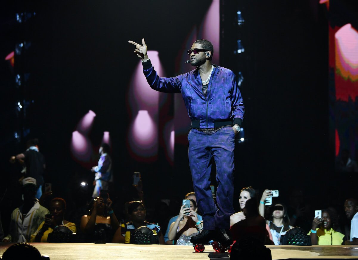 Usher performs in Las Vegas in 2022