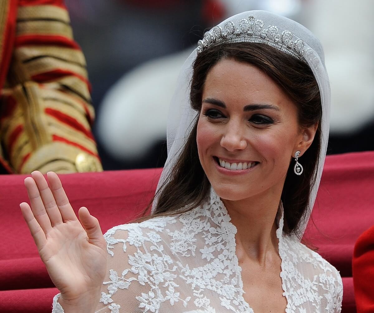 Kate Middleton on her wedding day