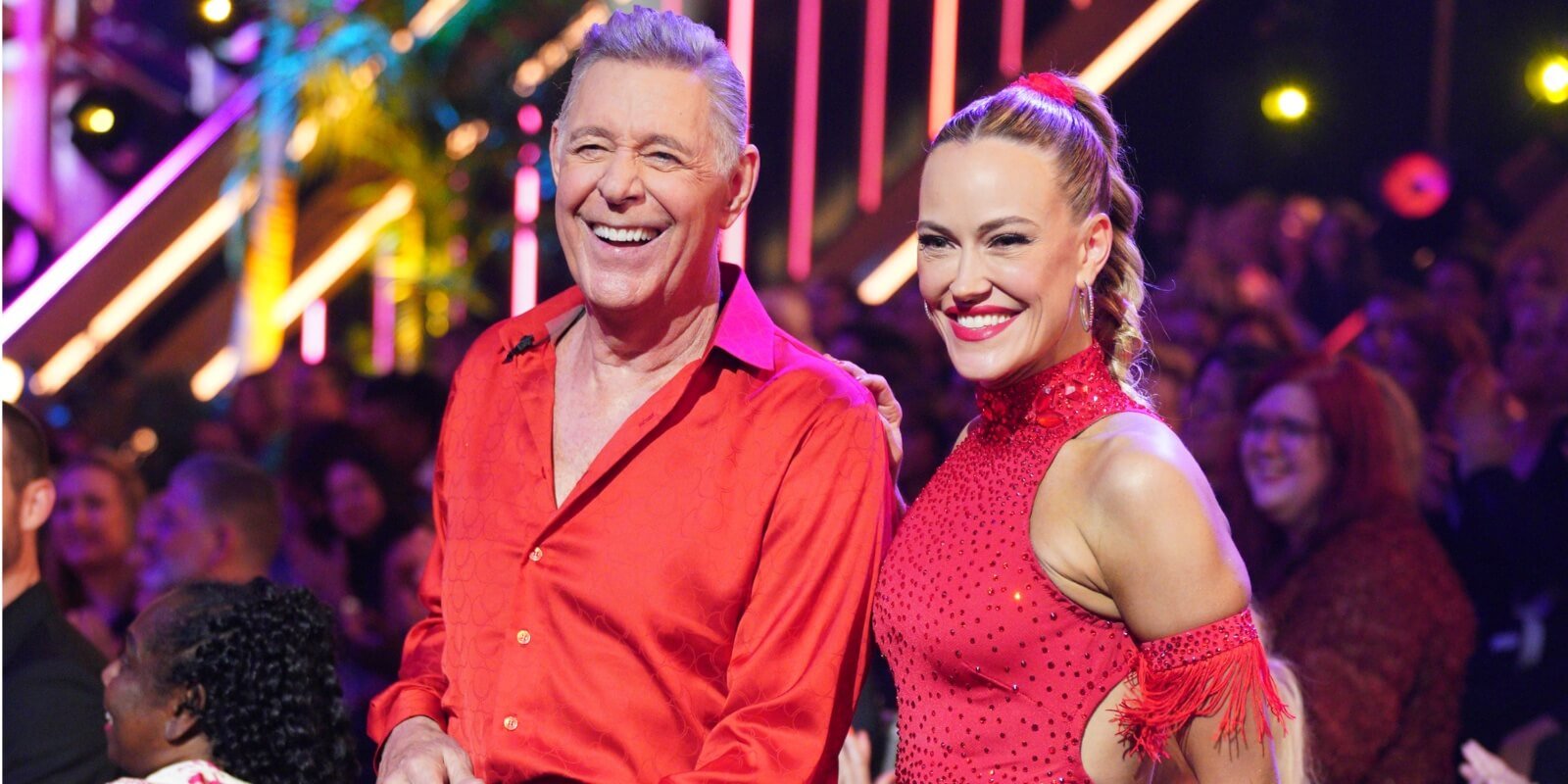 Barry Williams and Peta Murgatroyd perform a Cha Cha during 'DWTS' Latin Night.