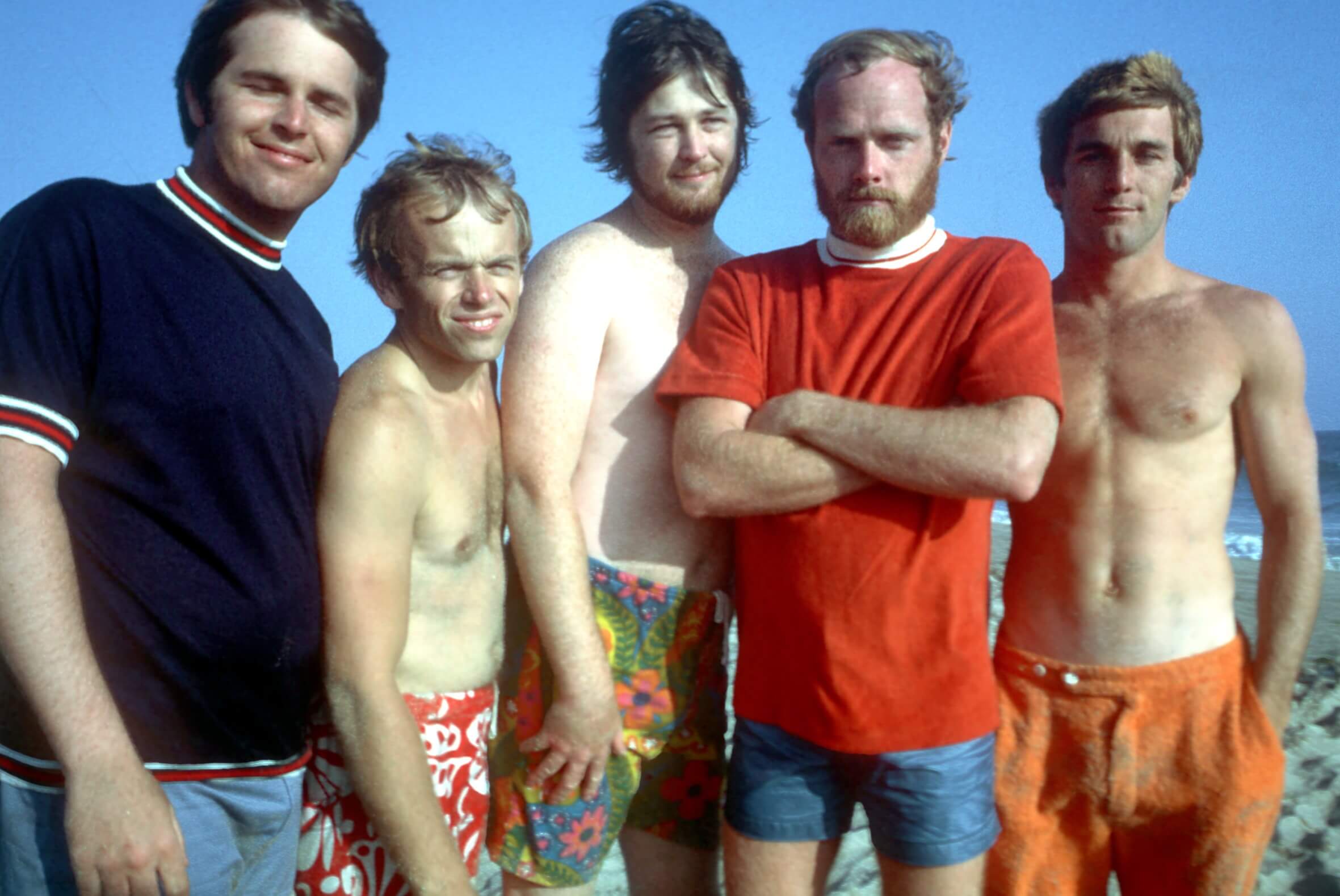 The Beach Boys on the beach