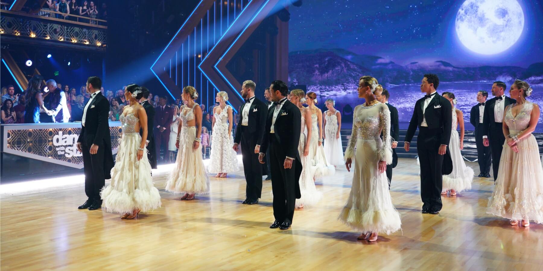 'Dancing With the Stars' pros dance in tribute to late head judge Len Goodman in October 2023.