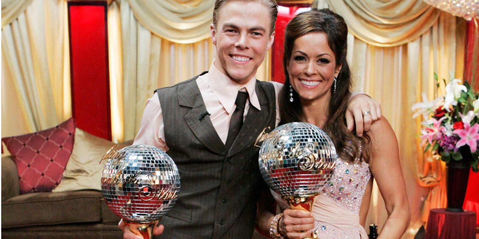 Derek Hough and Brooke Burke were the season 7 winners of 'Dancing With the Stars.'