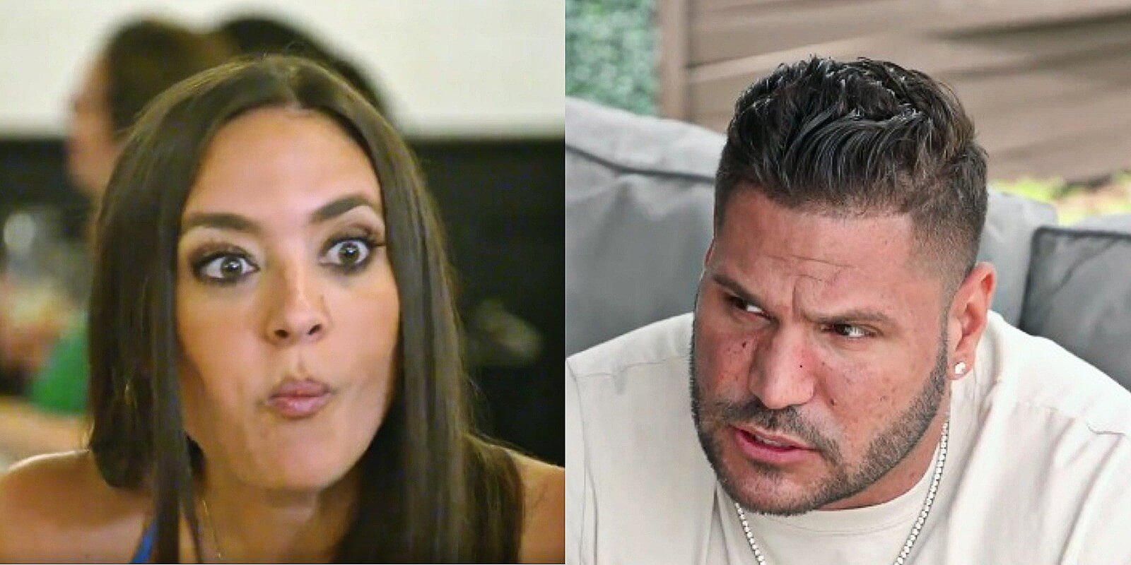 Sammi Giancola and Ronnie Ortiz-Magro from MTV's 'Jersey Shore.'