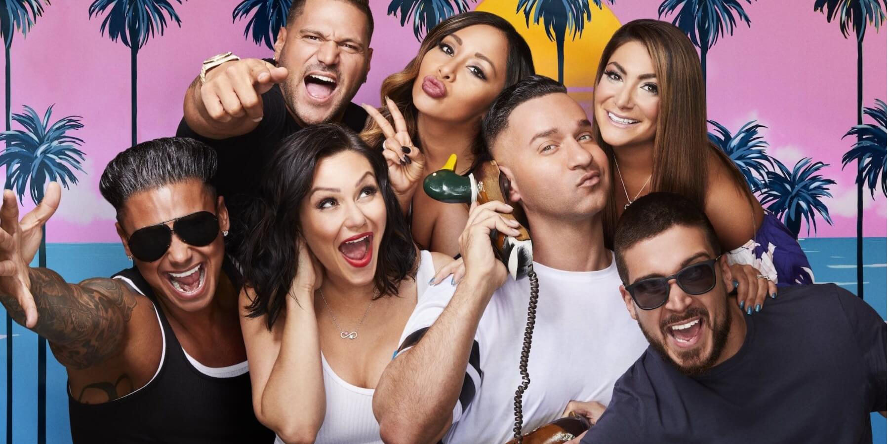 The cast of 'Jersey Shore: Family Vacation' season 1 includes Paul DelVecchio, Ronnie Ortiz-Magro, Jenni Farley, Nicole Polizzi, Mike Sorrentino, Deena Cortese and Vinny Guadagnino.