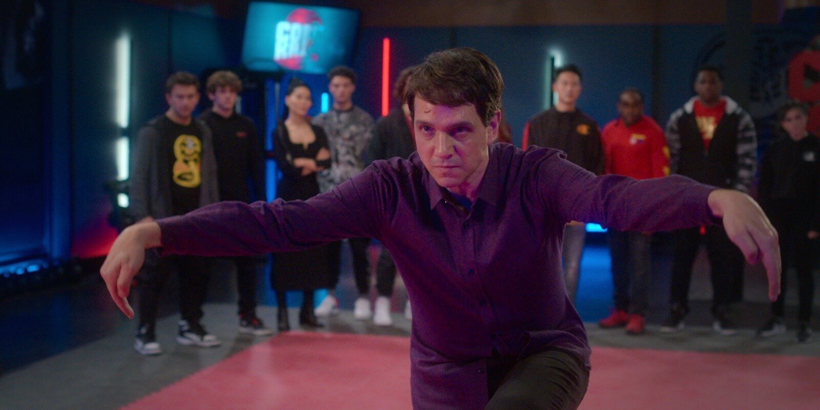 Ralph Macchio on the set of season 5 of Netflix's 'Cobra Kai.'