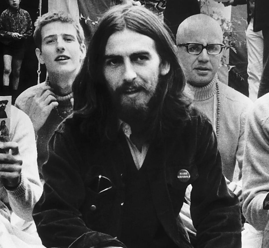 The Beatles' George Harrison with a beard