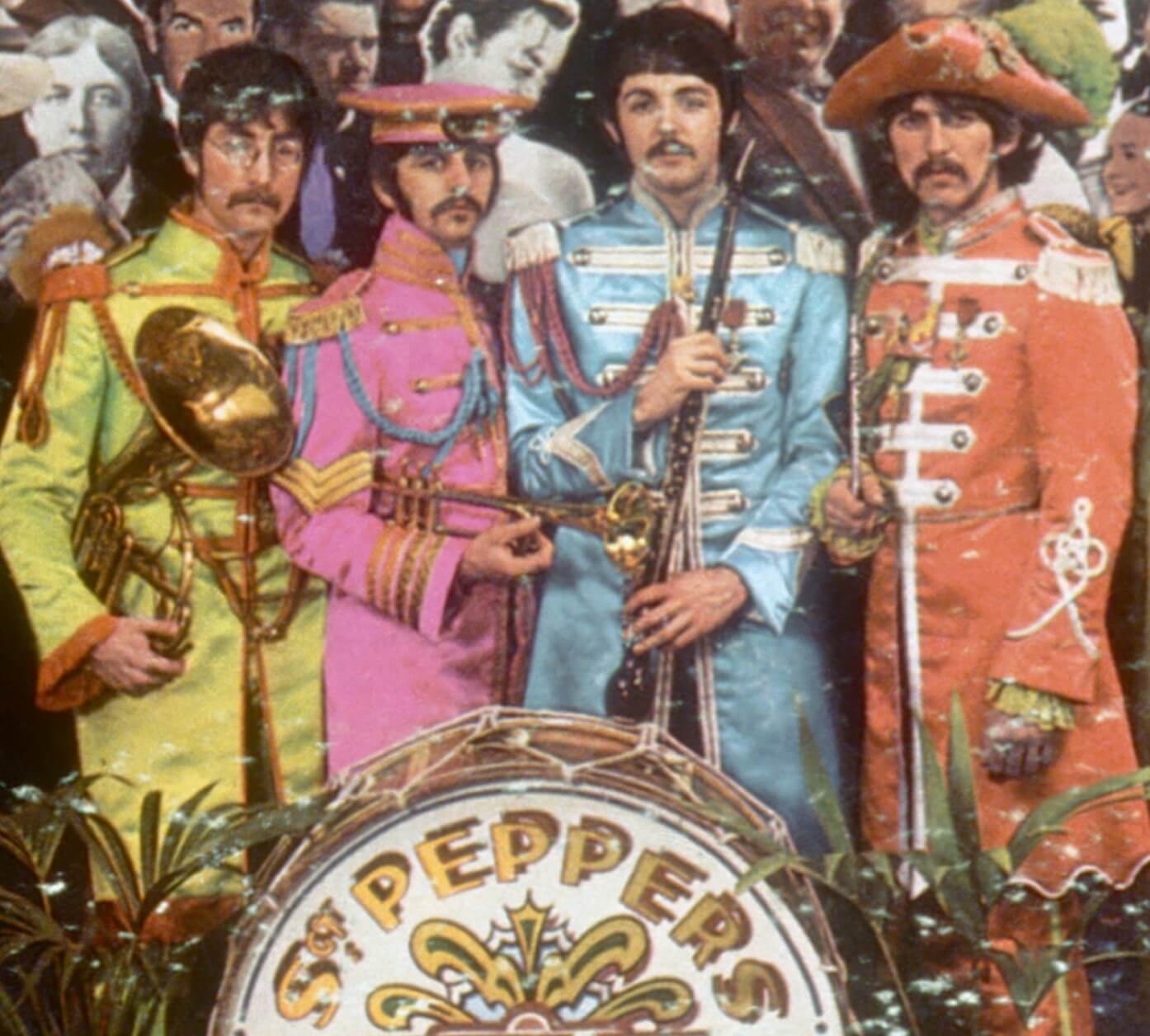 The Beatles on the cover of 'Sgt. Pepper's Lonely Hearts Club Band'