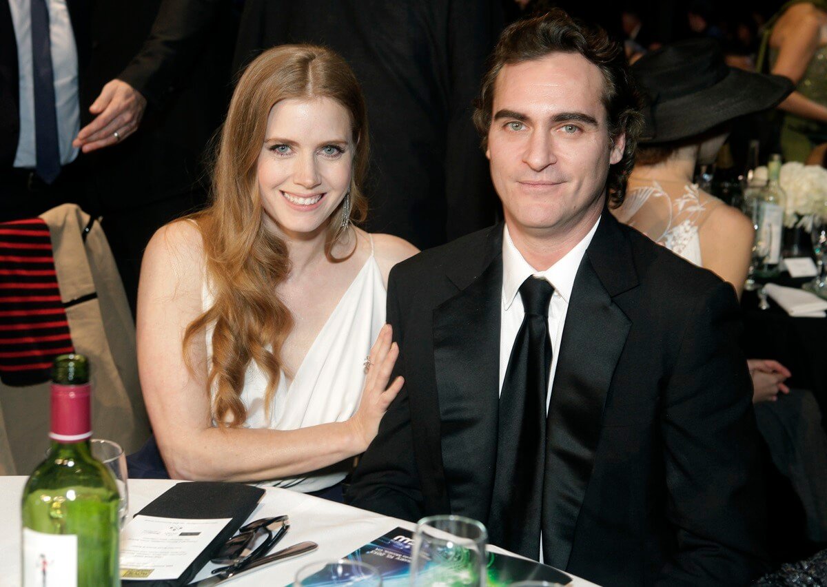 Amy Adams and Joaquin Phoenix attending the Critics' Choice Movie Awards 2013.