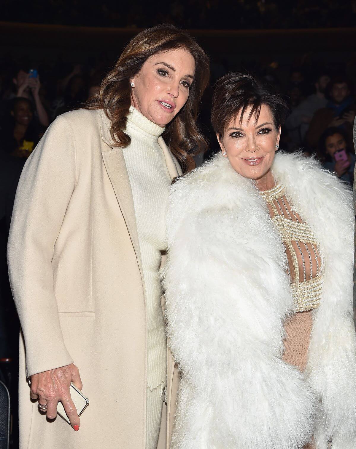 Caitlyn Jenner and Kris Jenner attend Kanye West Yeezy Season 3