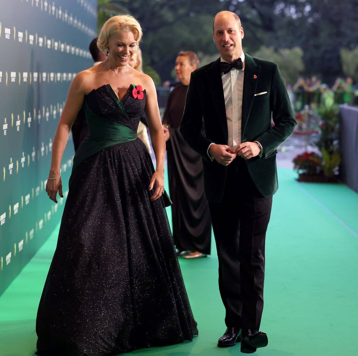 Hannah Waddingham and Prince William attend the 2023 Earthshot Prize Awards Ceremony