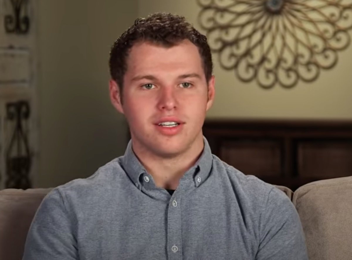 Jeremiah Duggar sits for an interview during an episode of 'Counting On.' Jeremiah and his wife, Hannah Wissmann, are the most recent Duggars to post a pregnancy announcement
