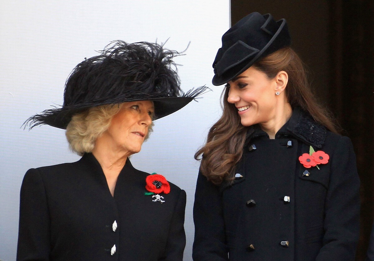 Camilla Parker Bowles and Kate Middleton