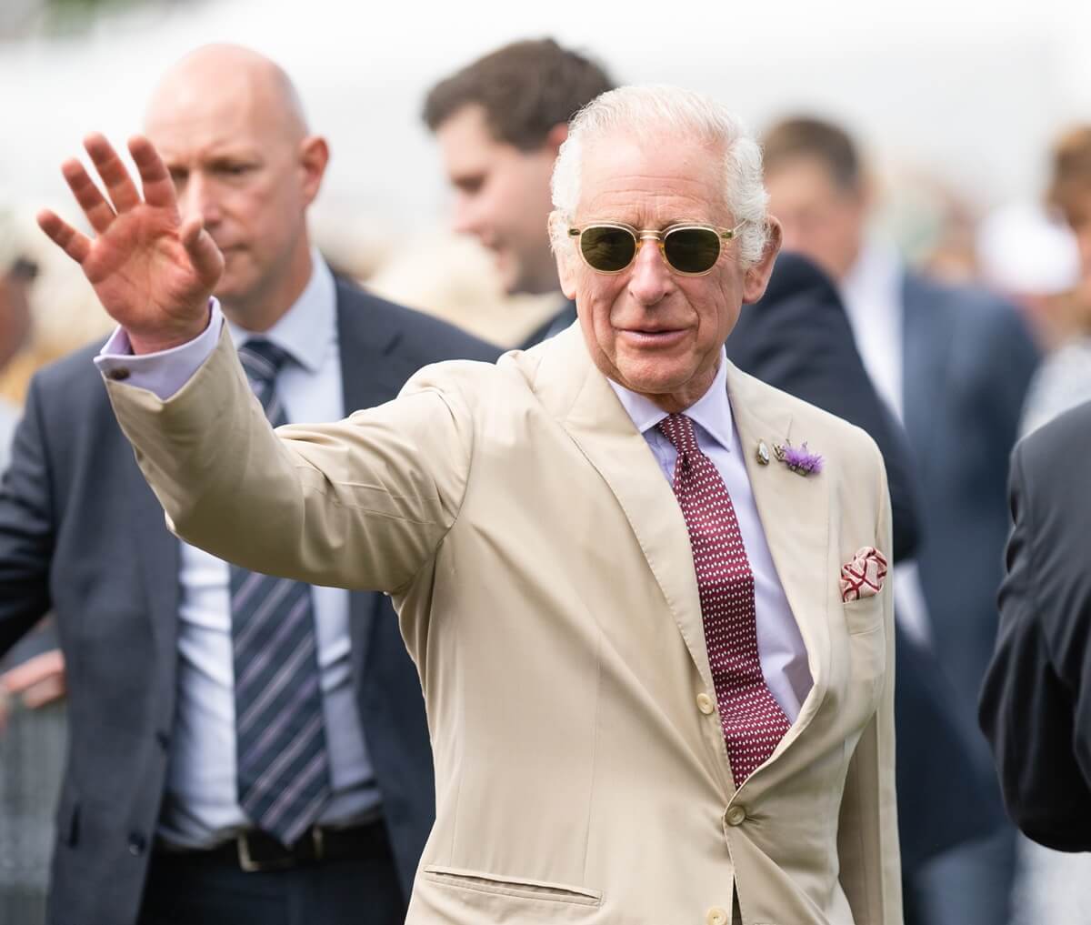 King Charles III visits Sandringham Flower Show