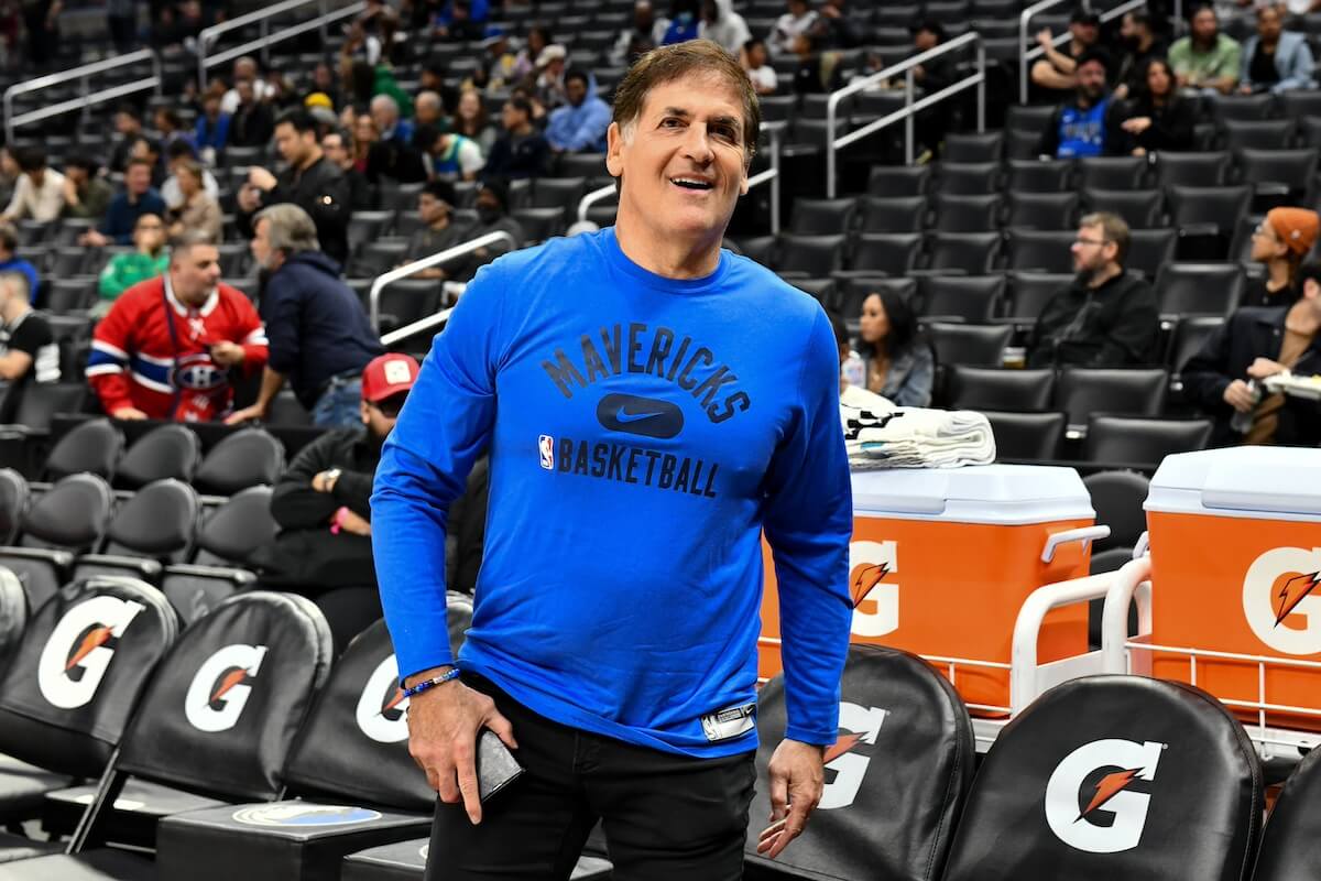 Mark Cuban at a Dallas Mavericks game