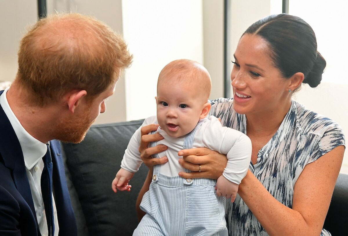 Meghan Markle and Prince Harry with Prince Archie
