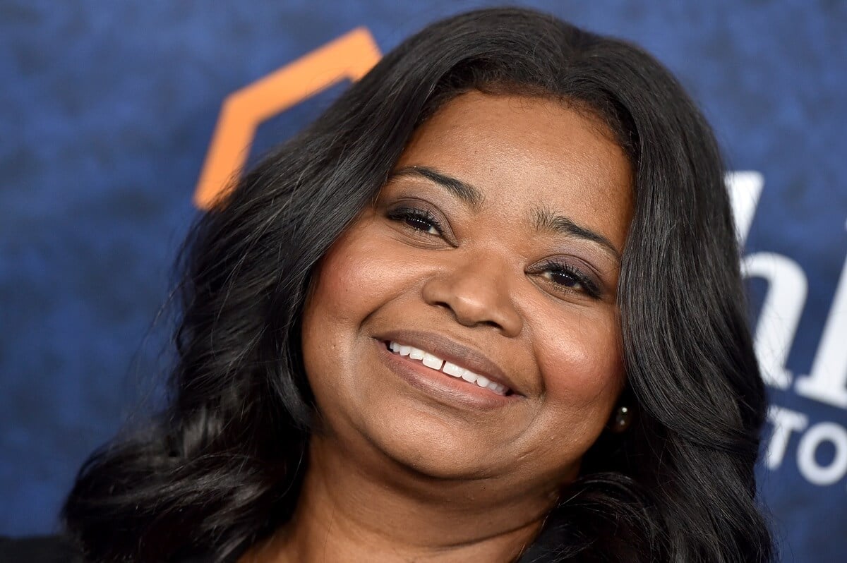 Octavia Spencer smiling at the premiere of premiere of Disney and Pixar's "Onward".