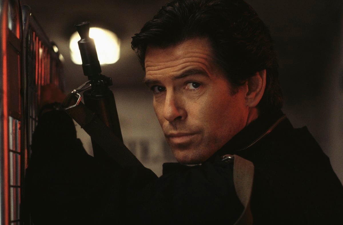 Pierce Brosnan as James Bond in a scene in the 1995 movie 'Goldeneye'.