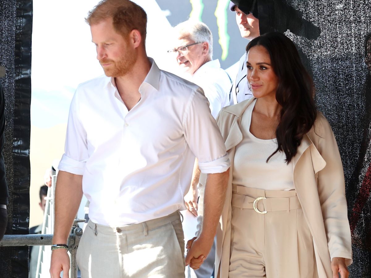 Prince Harry and Meghan Markle, who a commentator says are just 'treading water' with Netflix, attend the Swimming Medals Ceremony during Invictus Games Düsseldorf 2023