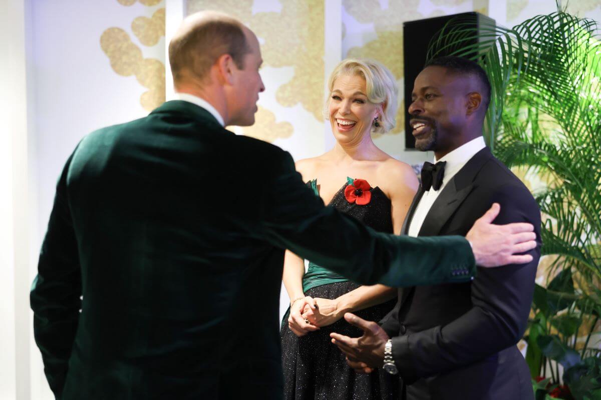 Prince William, Hannah Waddingham, and Sterling K. Brown attend the 2023 Earthshot Prize Awards Ceremony