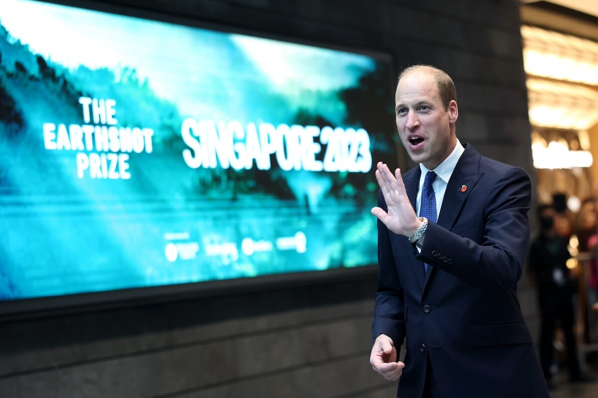 Prince William in Singapore in 2023