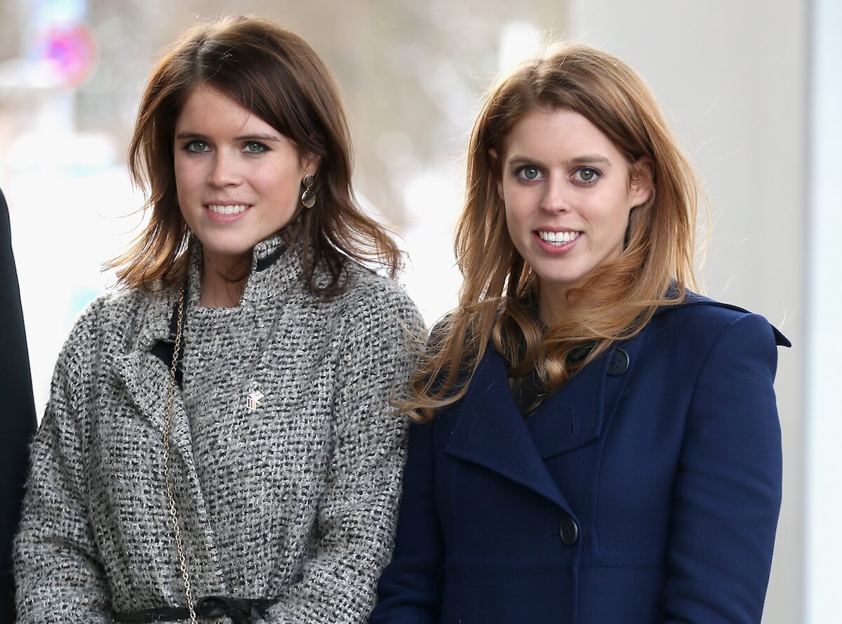 Princess Beatrice (left) and Princess Eugenie