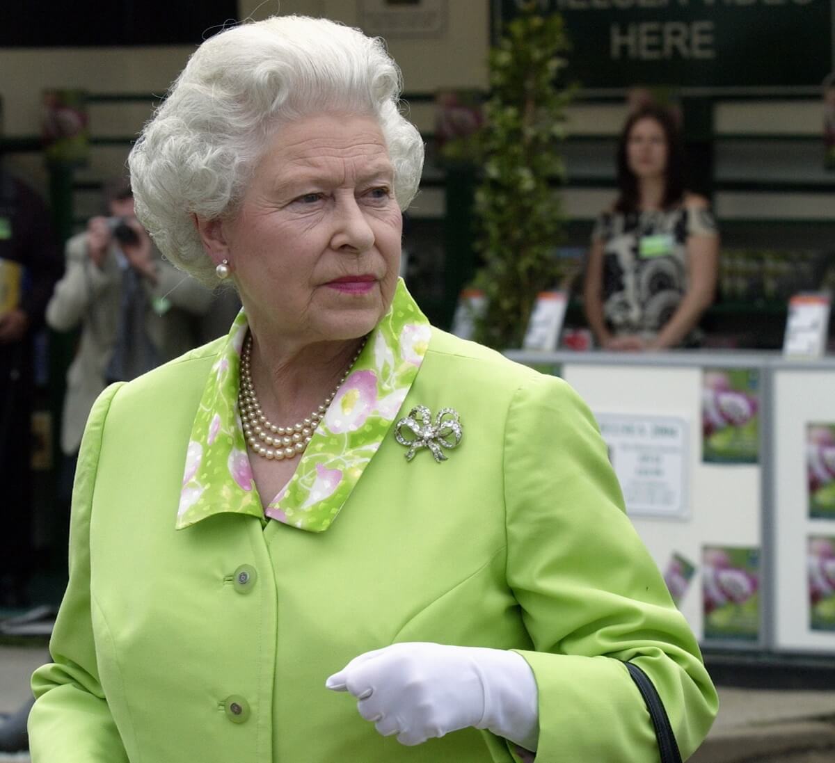 Queen Elizabeth II, who Princess Anne is now dressing like, at The Annual Chelsea Flower Show