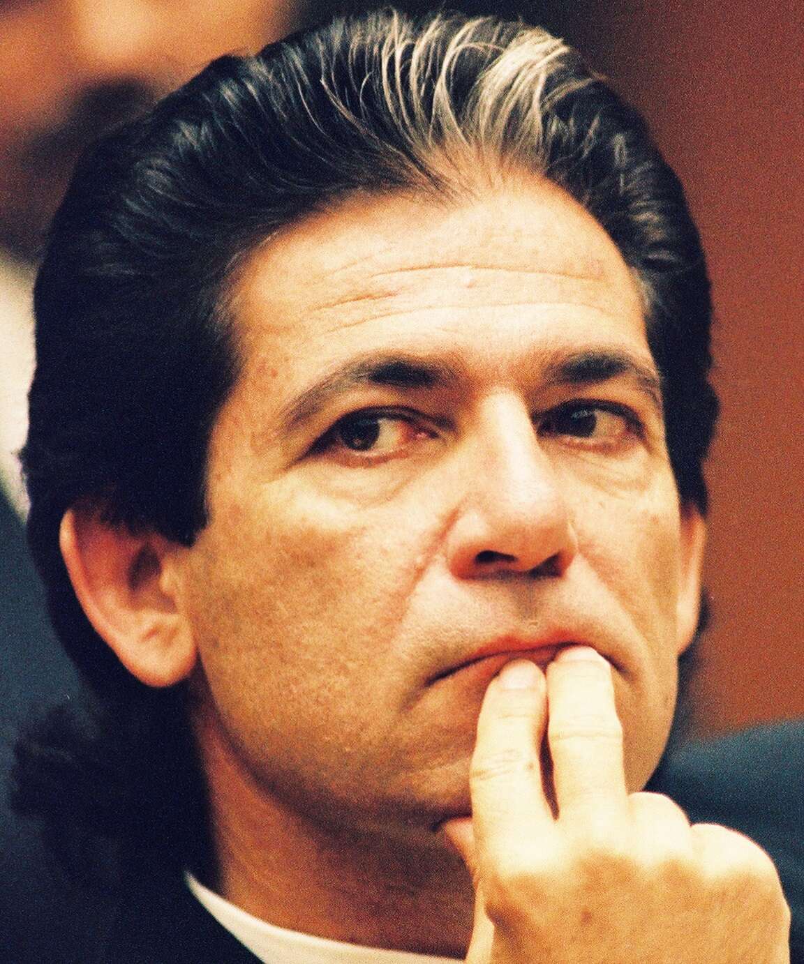 Robert Kardashian is see during a preliminary hearing during the O.J. Simpson murder trial in 1994