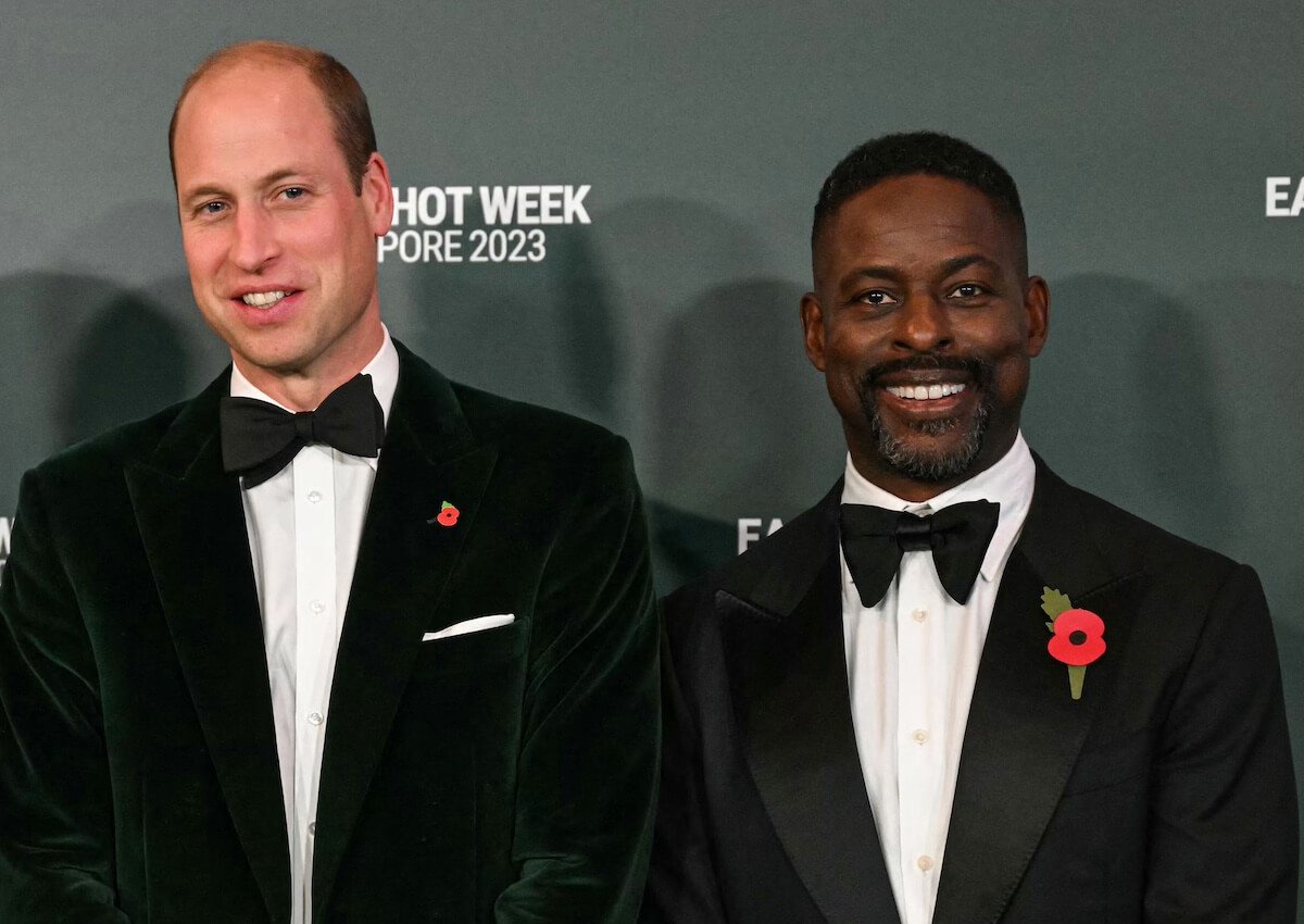 Prince William and Sterling K. Brown
