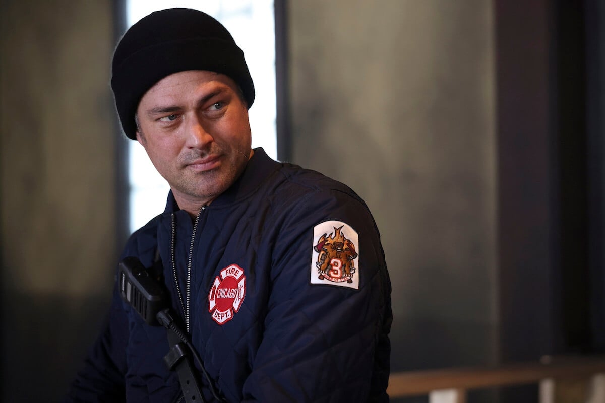 Taylor Kinney as Kelly Severide wearing a knit cap in 'Chicago Fire'