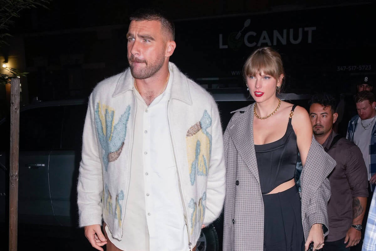Travis Kelce, who watched the Eras Argentina show with Scott Swift, and Taylor Swift,