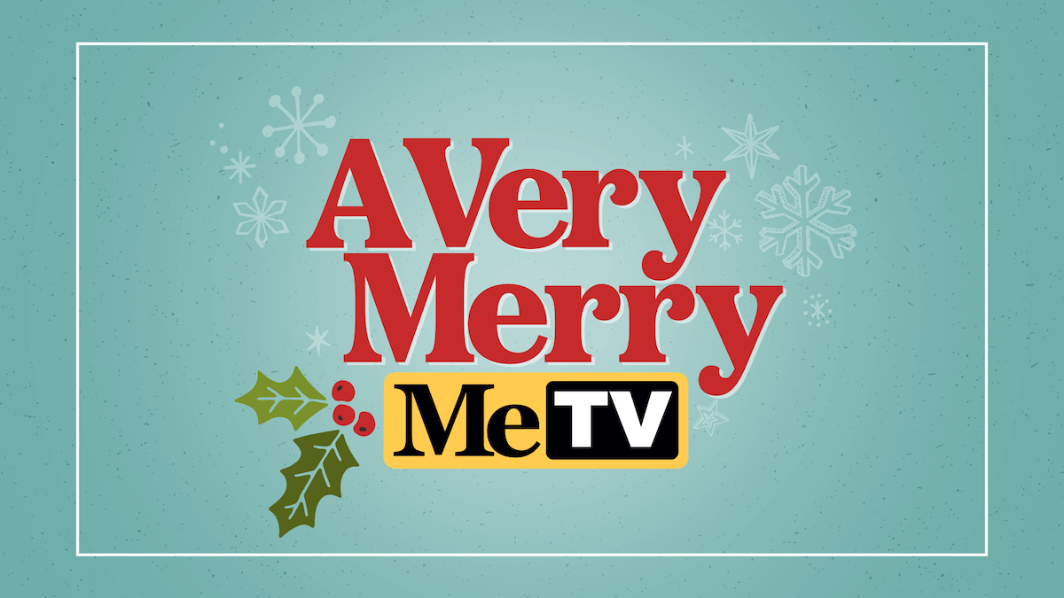 A Very Merry MeTV title card
