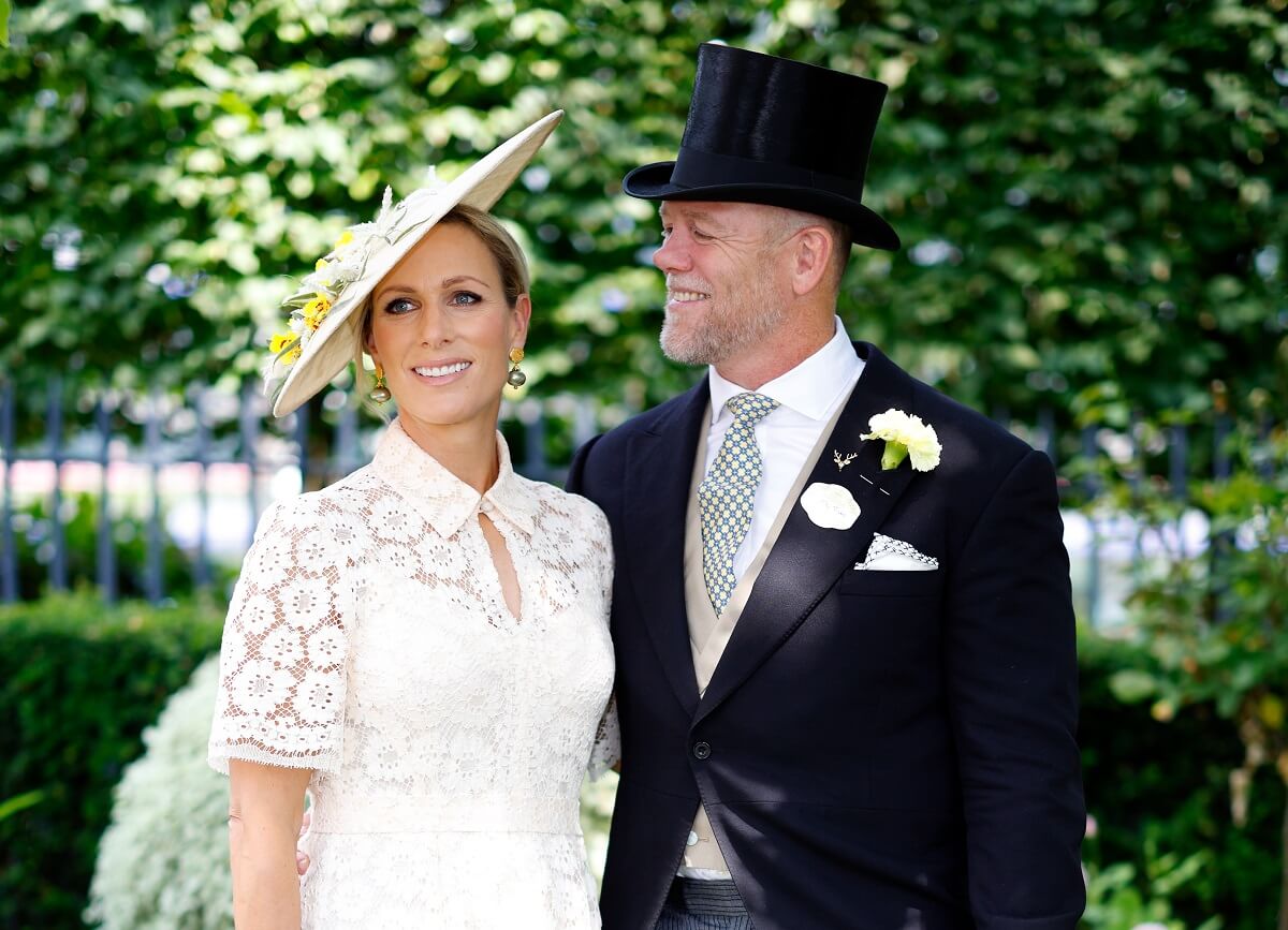 Zara Tindall and Mike Tindall attend day 3 'Ladies Day' of Royal Ascot