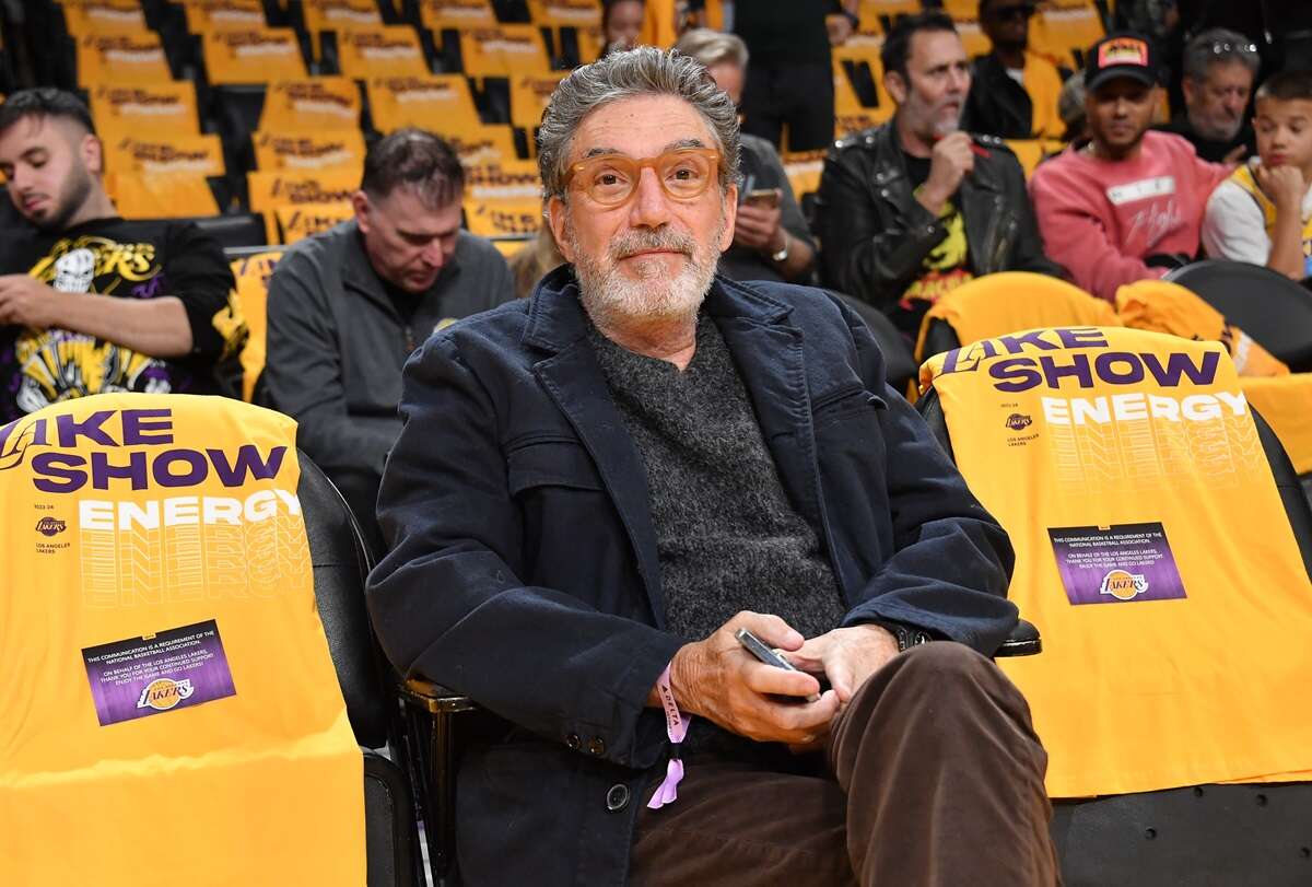 Chuck Lorre attends a basketball game between the Los Angeles Lakers and the Phoenix Suns at Crypto.com Arena on October 26, 2023