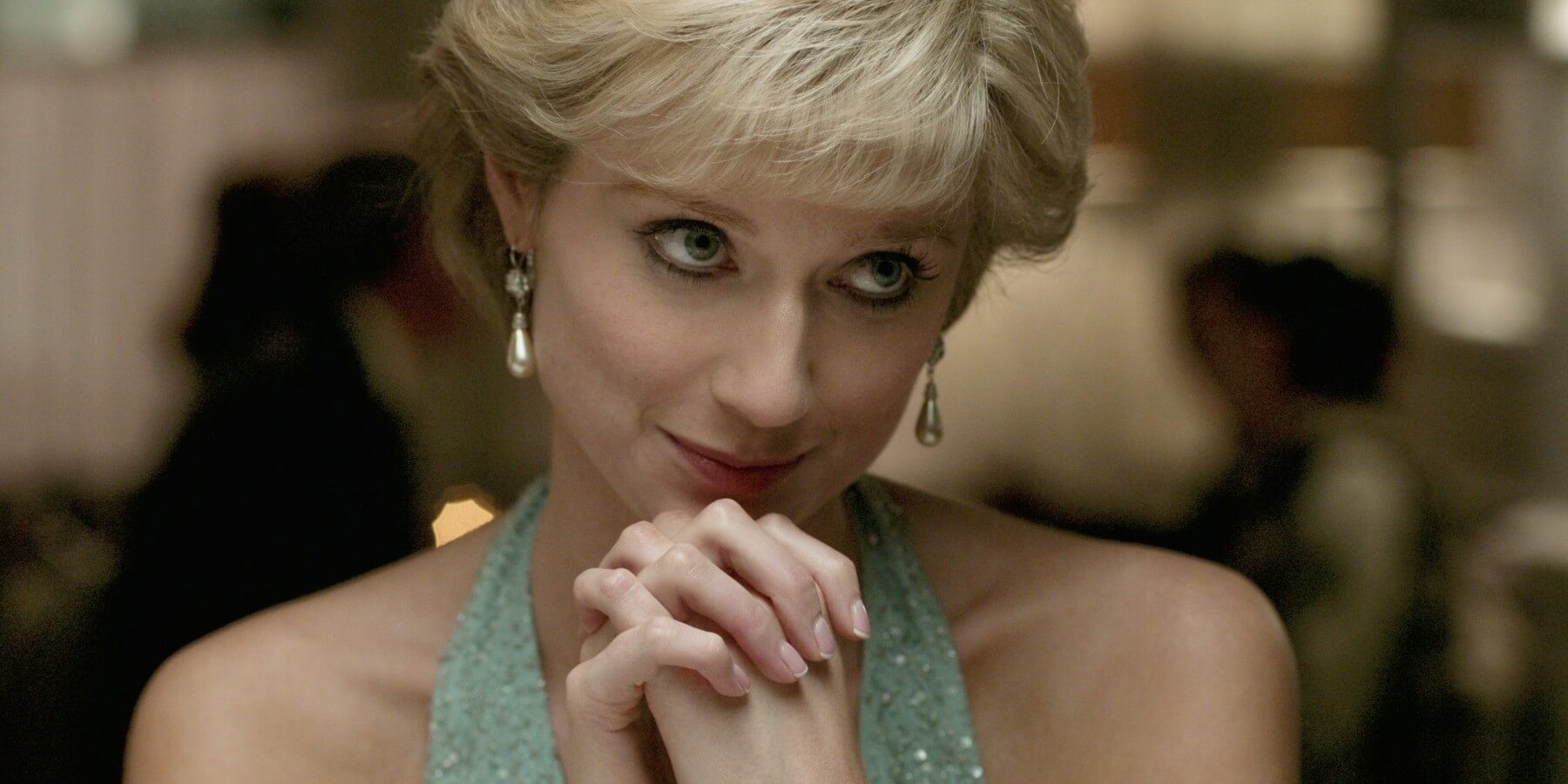 Elizabeth Debicki in a scene from Netflix's 'The Crown' season 5.